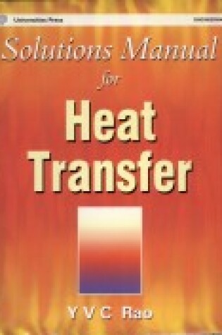 Cover of Solutions Manual for Heat Transfer