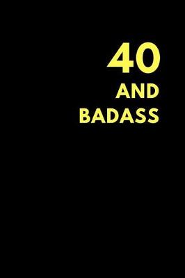 Book cover for 40 and Badass