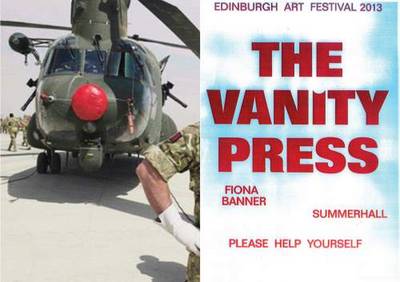 Book cover for The Vanity Press, Summerhall