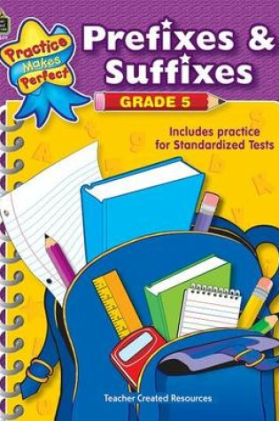 Cover of Prefixes & Suffixes Grade 5