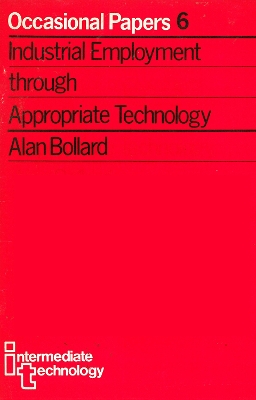 Book cover for Industrial Employment through Appropriate Technology