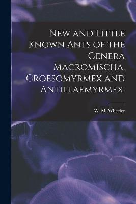 Cover of New and Little Known Ants of the Genera Macromischa, Croesomyrmex and Antillaemyrmex.