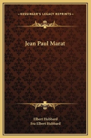 Cover of Jean Paul Marat