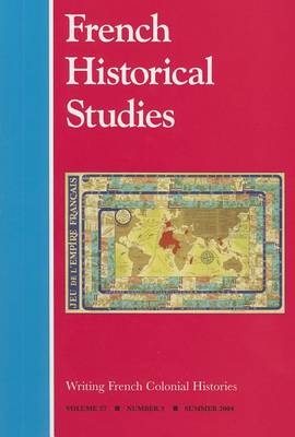 Book cover for Writing French Colonial Histories