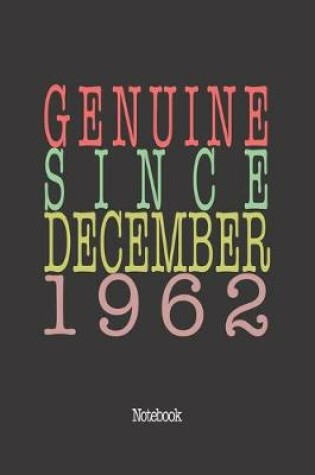 Cover of Genuine Since December 1962