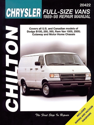 Book cover for Dodge & Plymouth Vans (89 - 98) (Chilton)