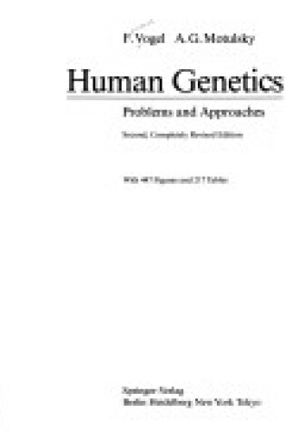 Cover of Human Genetics