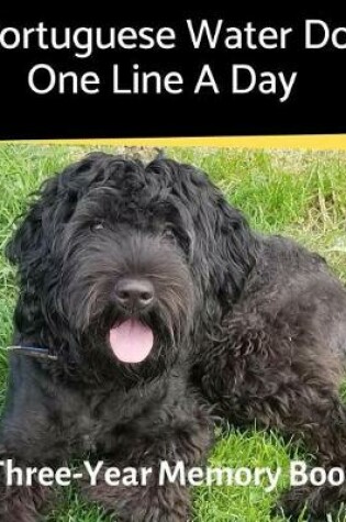 Cover of Portuguese Water Dog - One Line a Day
