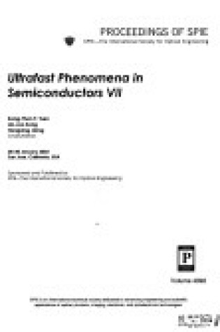 Cover of Ultrafast Phenomena in Semiconductors