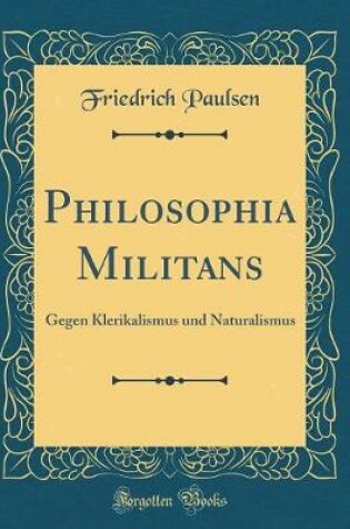 Cover of Philosophia Militans