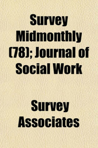 Cover of Survey Midmonthly (78); Journal of Social Work