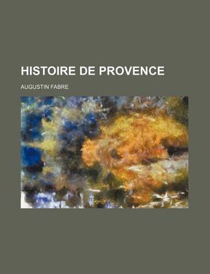 Book cover for Histoire de Provence