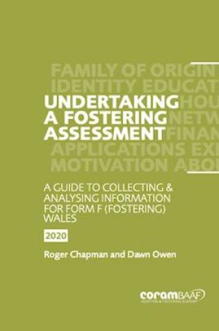 Cover of Undertaking a Fostering Assessment in Wales: A Guide for Collecting and Analysing Information for Form F (Fostering) Wales