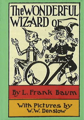 Book cover for Wonderful Wizard of Oz Minibook - Limited Gilt-Edged Edition