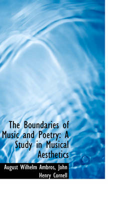 Book cover for The Boundaries of Music and Poetry