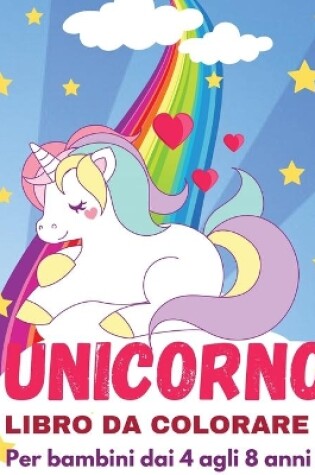 Cover of Libro da colorare Unicorno per bambini