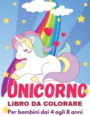 Book cover for Libro da colorare Unicorno per bambini