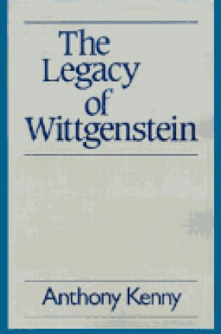 Cover of The Legacy of Wittgenstein