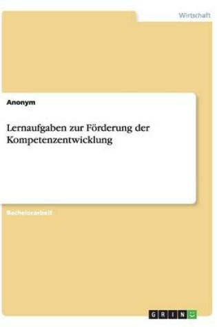 Cover of Lernaufgaben zur Foerderung der Kompetenzentwicklung