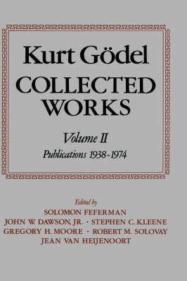 Cover of Kurt Goedel: Collected Works: Volume II