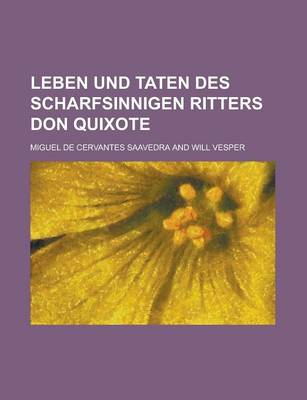 Book cover for Leben Und Taten Des Scharfsinnigen Ritters Don Quixote
