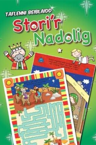 Cover of Taflenni Beiblaidd Stori'r Nadolig