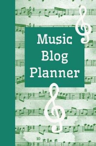 Cover of Music Blog Planner