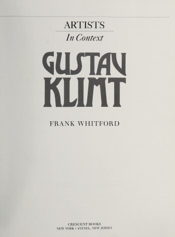 Cover of Gustav Klimt