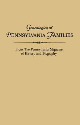 Book cover for Genealogies of Pennsylvania Families. From The Pennsylvania Magazine of History and Biography