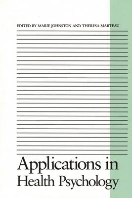 Book cover for Applications in Health Psychology