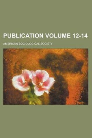 Cover of Publication Volume 12-14