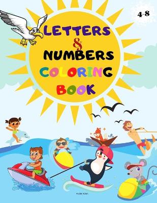 Book cover for Letters & Numbers Coloring Book