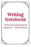 Book cover for Writing Notebook