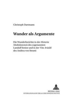 Book cover for Wunder als Argumente