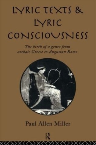 Cover of Lyric Texts and Lyric Consciousness