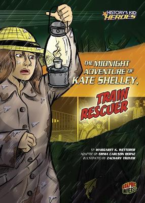 Book cover for The Midnight Adventure of Kate Shelley, Train Rescuer