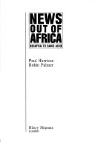 Cover of News Out of Africa