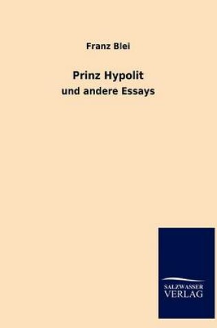 Cover of Prinz Hypolit