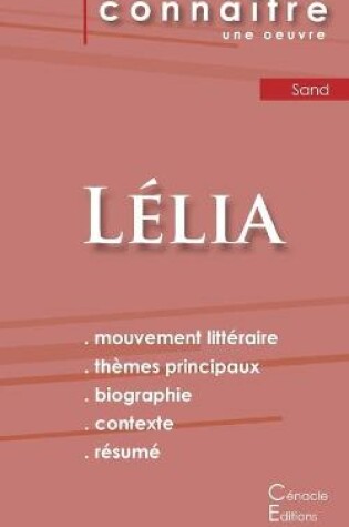 Cover of Fiche de lecture Lelia de George Sand (Analyse litteraire de reference et resume complet)