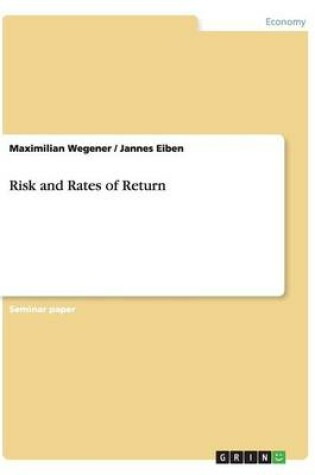 Cover of Risk and Rates of Return