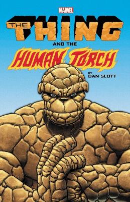 Book cover for The Thing & The Human Torch by Dan Slott