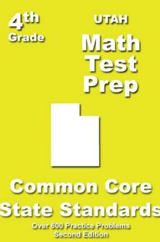 Cover of Utah 4th Grade Math Test Prep