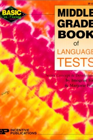 Cover of Middle Grade Book of Language Tests