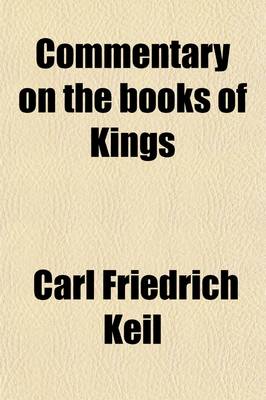 Book cover for Commentary on the Books of Kings (Volume 1)