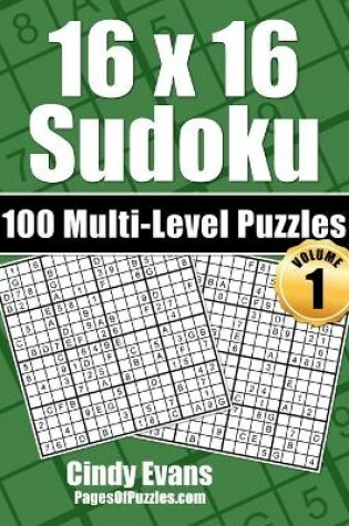 Cover of 16x16 Sudoku Multi-Level Puzzles - Volume 1