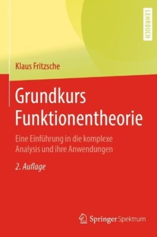 Cover of Grundkurs Funktionentheorie