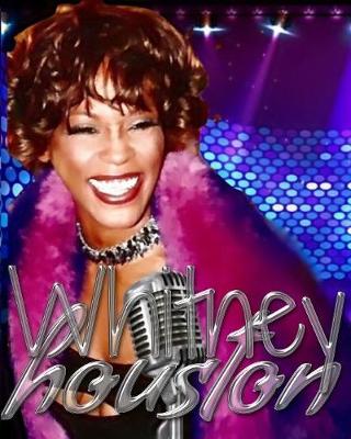 Book cover for Whitney Houston Tribute Music Blank Drawing Journal