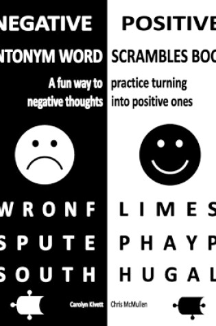 Cover of Negative/Positive Antonym Word Scrambles Book