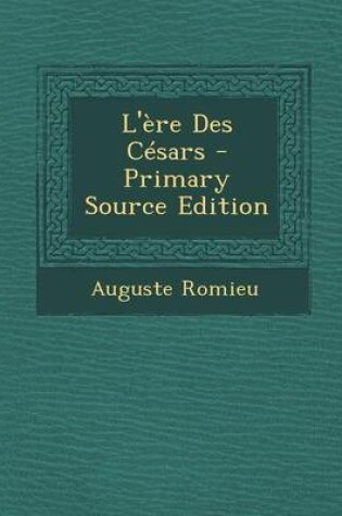 Cover of L'Ere Des Cesars