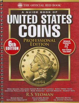 Book cover for A Guide Book of United States Coins Professional Edition, 6th Edition